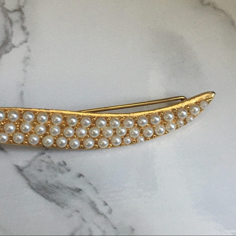 Vintage Pearl Hair Pin - Picture 3 of 6